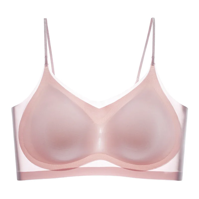 Ultra-Thin Ice Silk Seamless Women's Sleep Bra