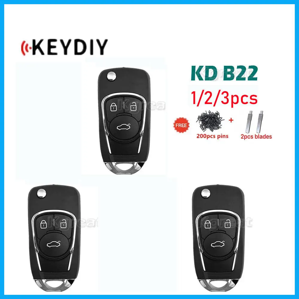 

1/2/3pcs Keydiy KD B22 Multifunctional Universal Remote Key KD B Remote Smart Key for For KD900 KD-x2 KD Mini Key Programmer