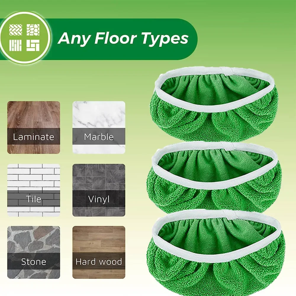 Sweeping Mop Reusable Mop Mat Floor Sweeping Mop Fill Household Cleaning Tools Wet Cloth Dry and Wet Use Compatible with Sweeping