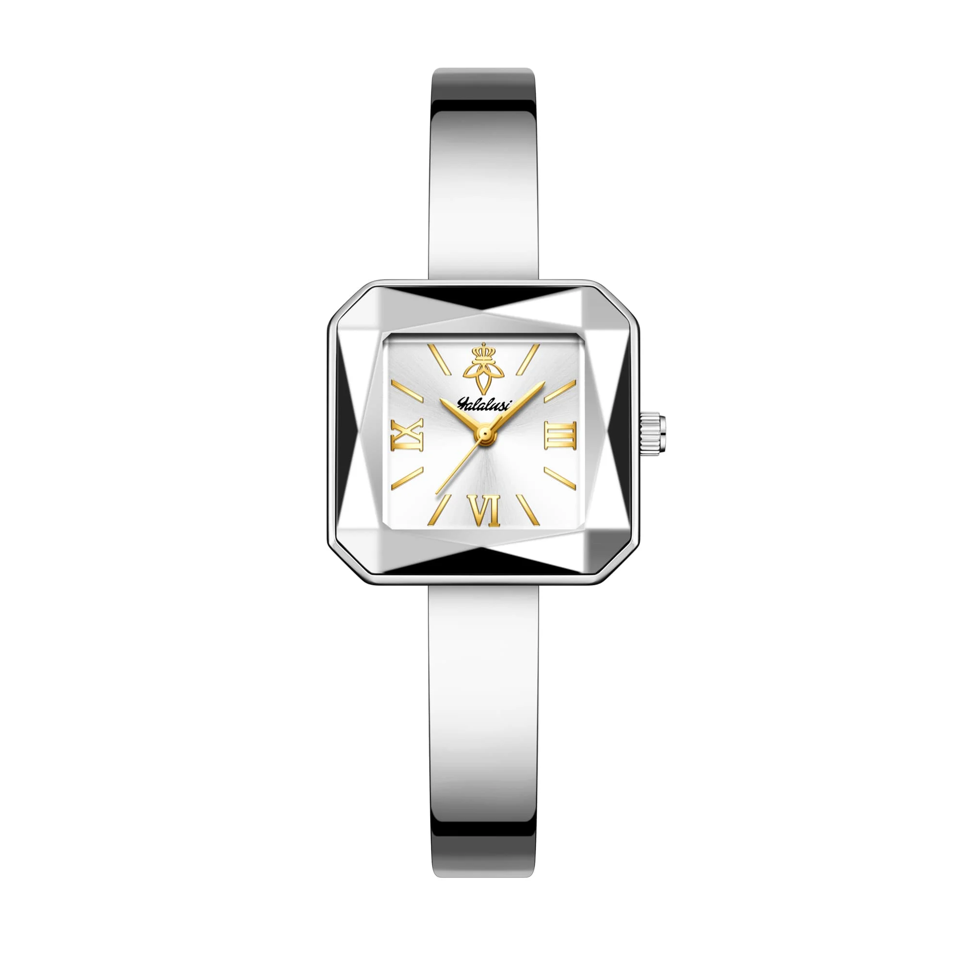 Silvery case - White