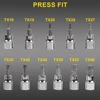 High Quality 34 in 1 Torx Star Socket and Bit Set Male/Female Electronic Safety Drill Driver Handheld Tool Torque Star Socket 3