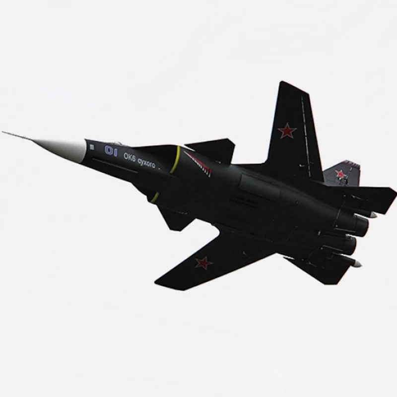 Lanxiang/LX/Sky Flight Hobby Twin 70mm Engine SU47 Berkut KIT Version EDF JET Plane 5