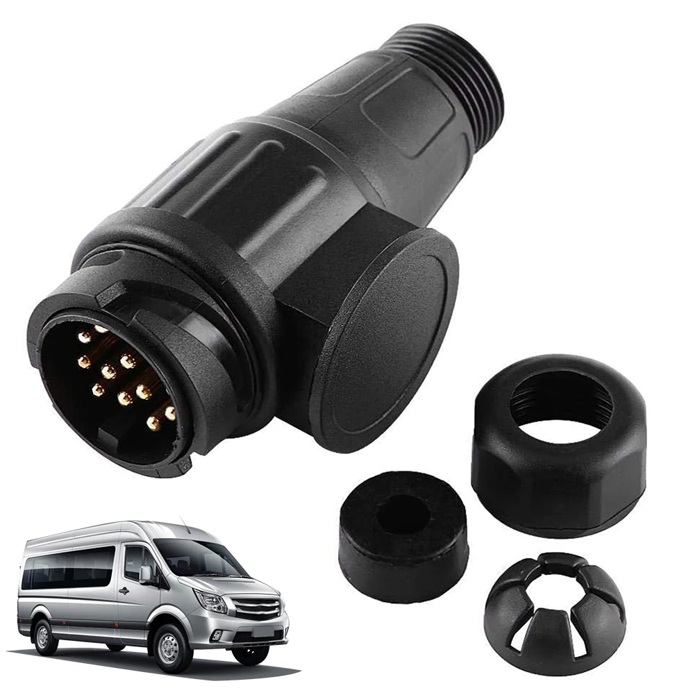 13Pin Trailer Plug 12V Caravan Plug Socket 13 Pole Wiring Connector Adapter Trailer Light Converter Adapter Car Accessories trailer plug adapter,trailer socket,trailer plug socket,trailer plug