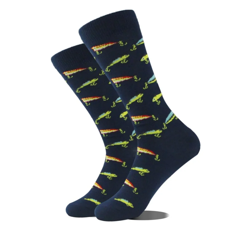 Animal Novelty Socks With Alien Dinosaur Pug Panda Flamingo Cactus Skateboard Print For Men Women Unisex EU 37-44