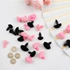 DIY Plastic Doll  Accessories Plant Plush Pink Triangular Nose Teddy Bear Toy Making Doll Material Needle Felting Bear Doll Toys 2