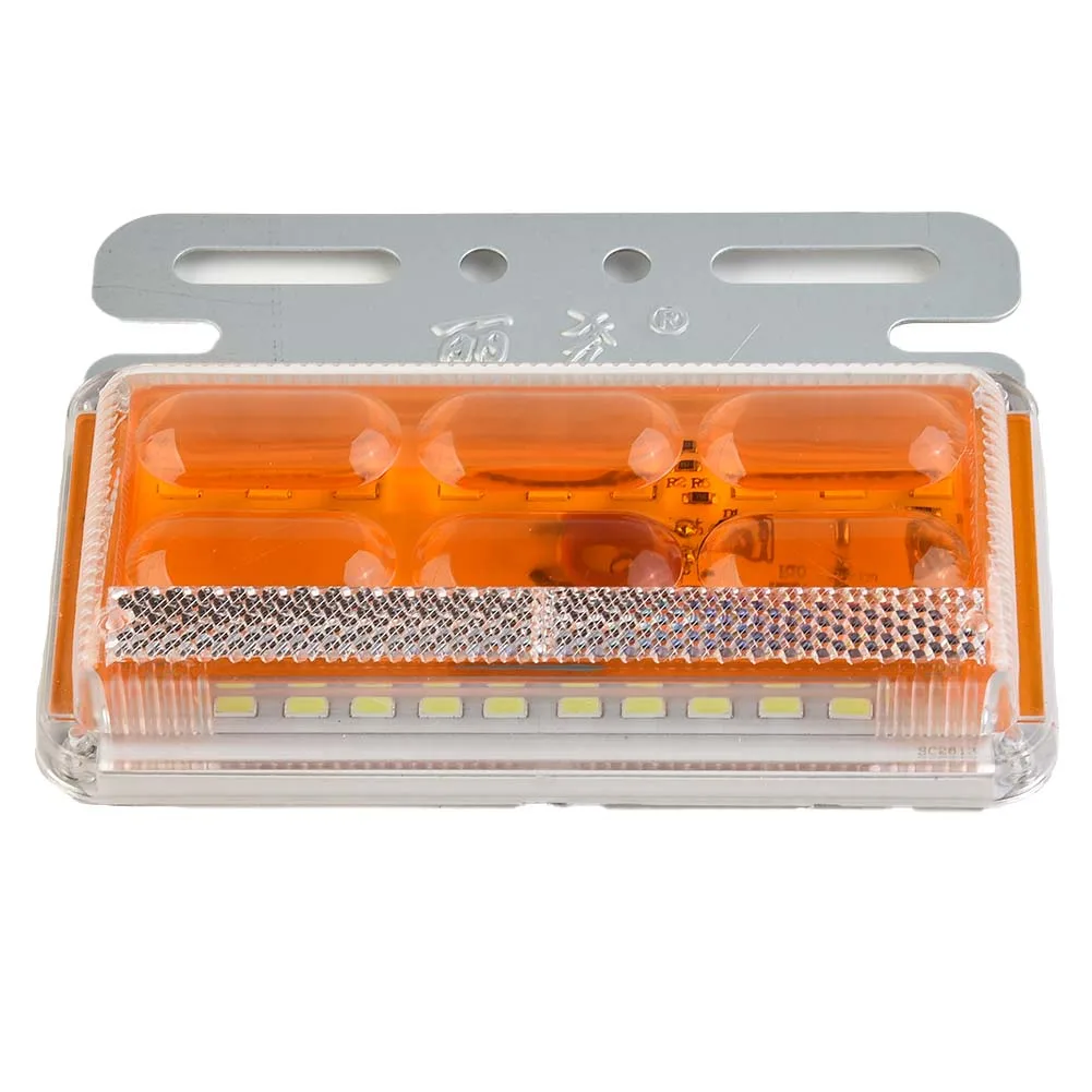 4PCS 30 LED Side Marker Warning Lights Flashing Lamp Waterproof For Truck Car Pickup Van Warning