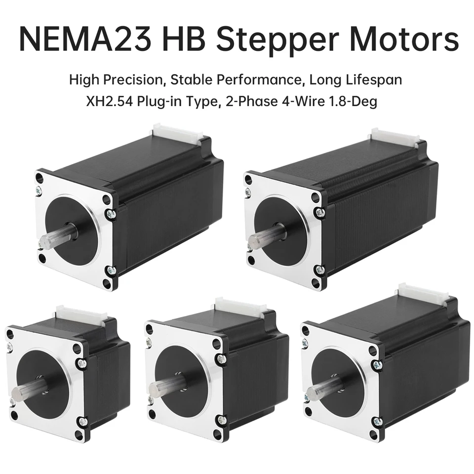 STEPPERONLINE Nema 23 Schrittmotor 2.4Nm 4.0A 57x57x82mm 8mm