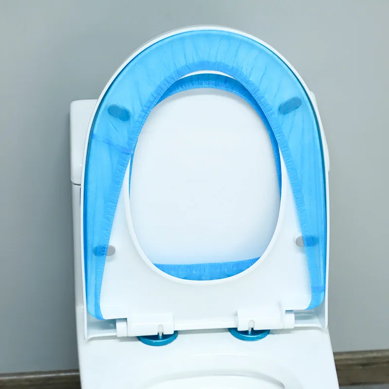 Disposable Toilet Seat Cover Non-woven Fabric Toilet Mat Waterproof Paper Pads Portable Travel Hotel Bathroom Accessories