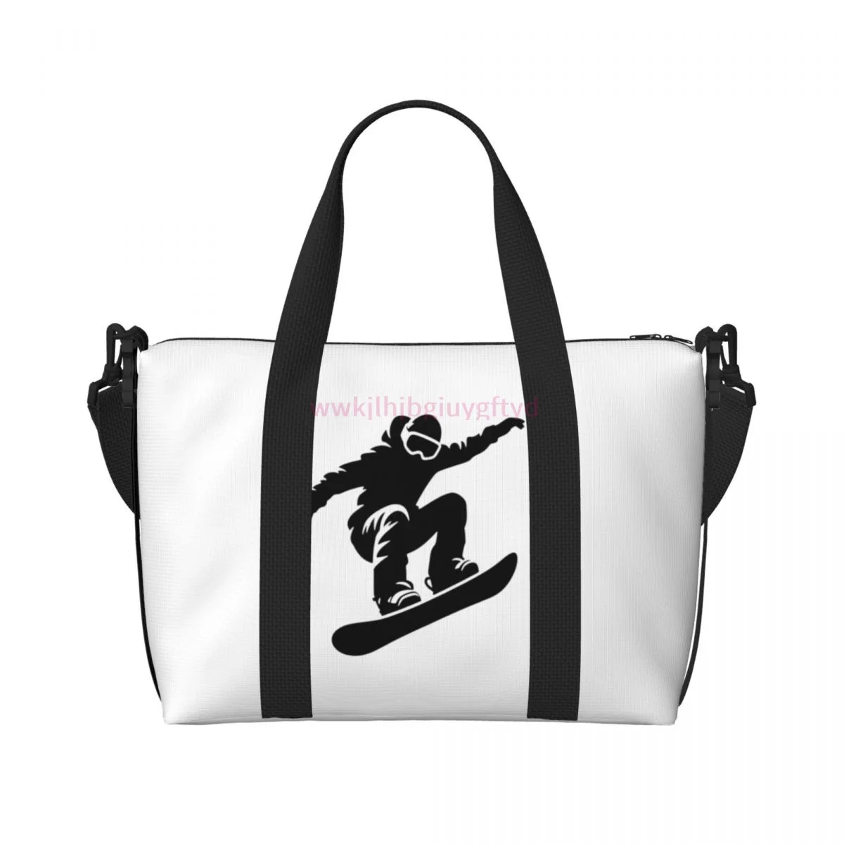 Cartoon Printing Spacious and durable men's and women's cartoon printed nylon large capacity sports fitness bag