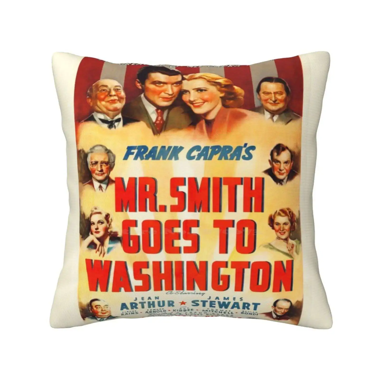 

Винтажный Фильм мистер Смит идет в Вашингтон-постер для домашнего дивана Автомобильная наволочка для подушки мистер Смит идет в Вашингтон Джеймс