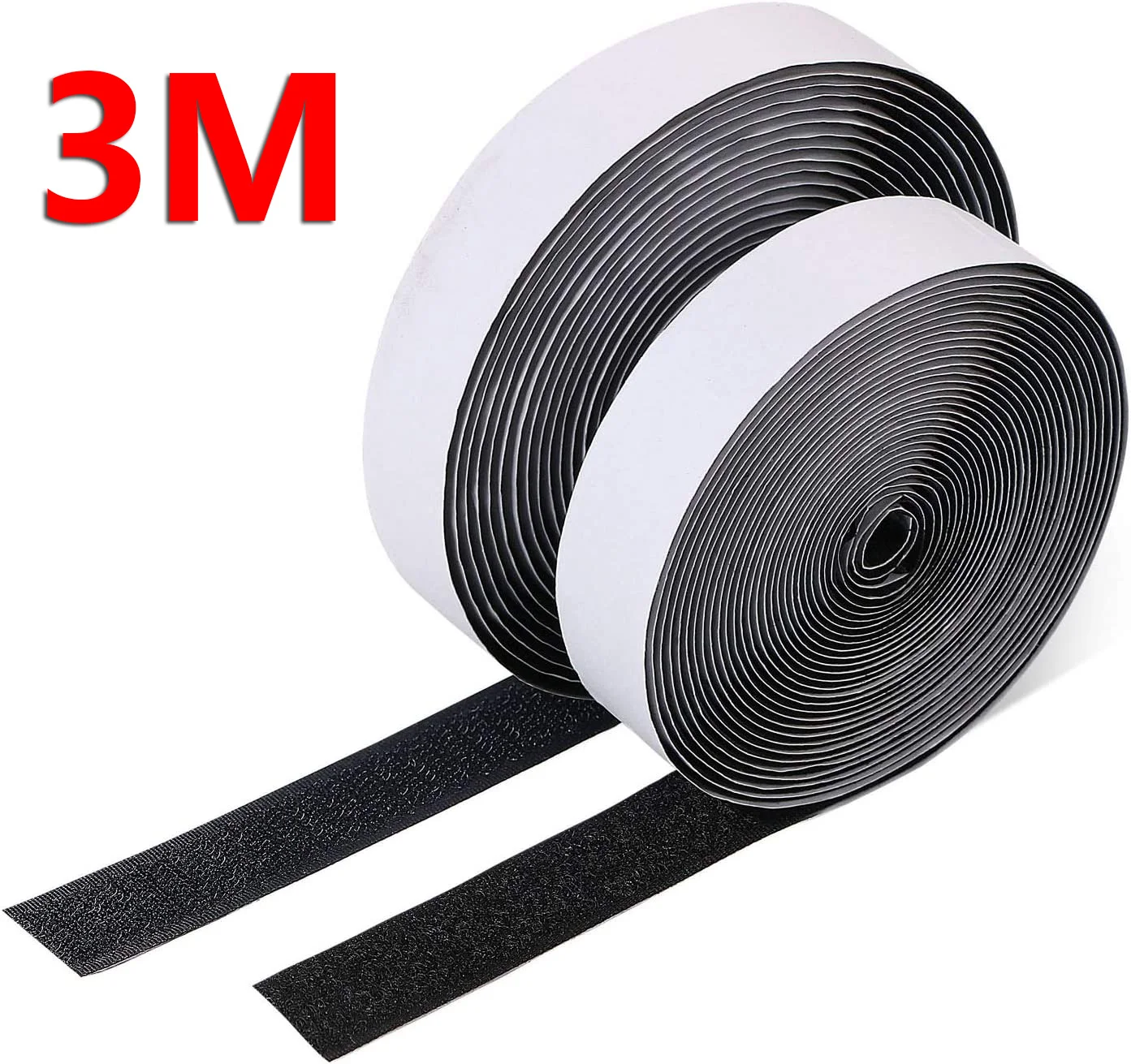 thumbnail image 2 of 15 Pcs Heavy Duty Hook And Loop Tape Strips With Adhesive Sticky Back Fastener - Double Side Mounting Tape Industrial Strength Interlocking Tape For 2 of 9