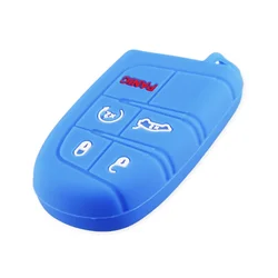 Premium Silicone Key Fob Cover (Blue)