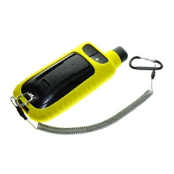 Premium Retractable Lanyard, Screen Protector, and Silicone Case Set - GPSMAP 66 67 (Yellow)