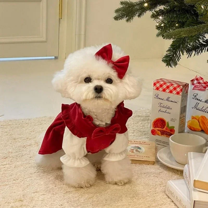 Thick Warm Fleece Hoodie for Pets, Matching Colors, Winter Clothing, Cats and Dogs, New, , Spring