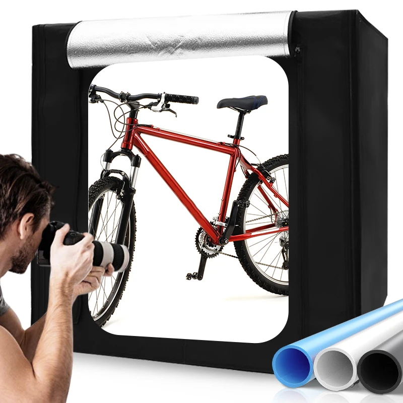 32"/47" Photography Light Box tent Professional Large Photo Studio With Stepless Dimming Lights Panels Photo Booth Shooting photo studio box,photo studio light tent