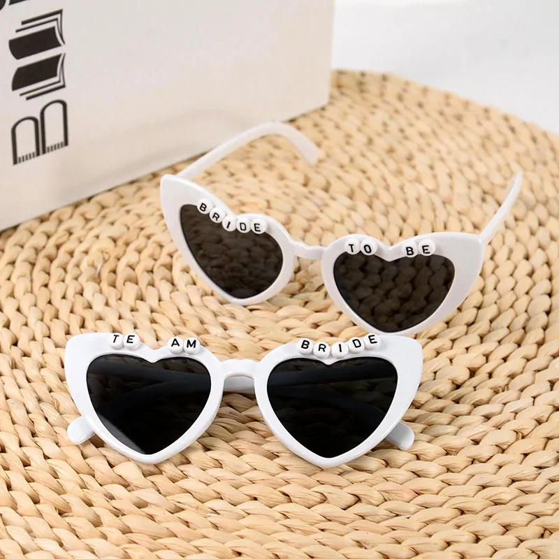 Just Married Sunglasses Wedding Bridal Shower Decoration Bride Groom Team Bride Glasses Bridesmaid Gift Bachelorette Party Decor