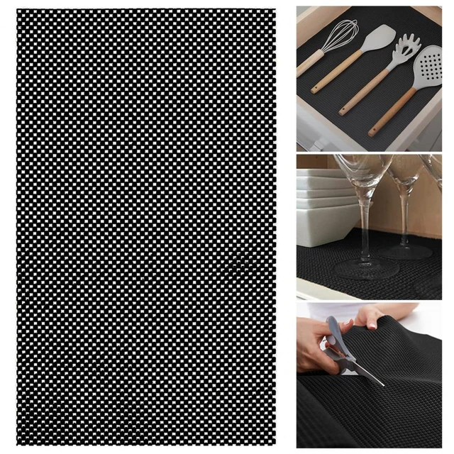 USA Anti Slip Liner Non Skid Mat Rug Carpet For Shelves Drawers Cabinets  Kitchen