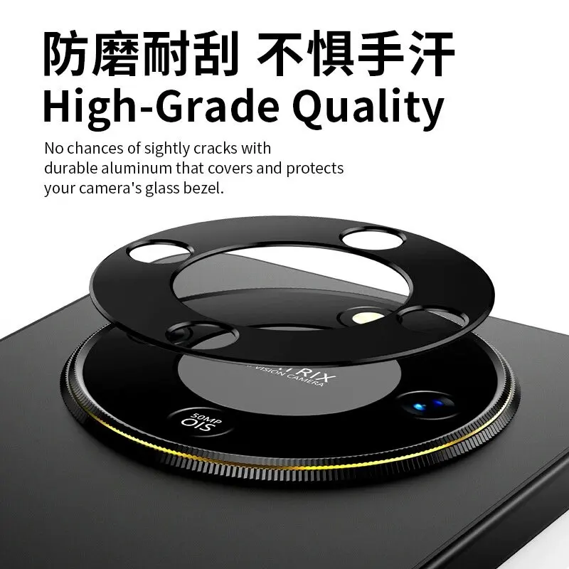 Premium Metal Hollowed-Out Aluminum Alloy Lens - Scratch-Resistant Fully Enclosed Camera Protector