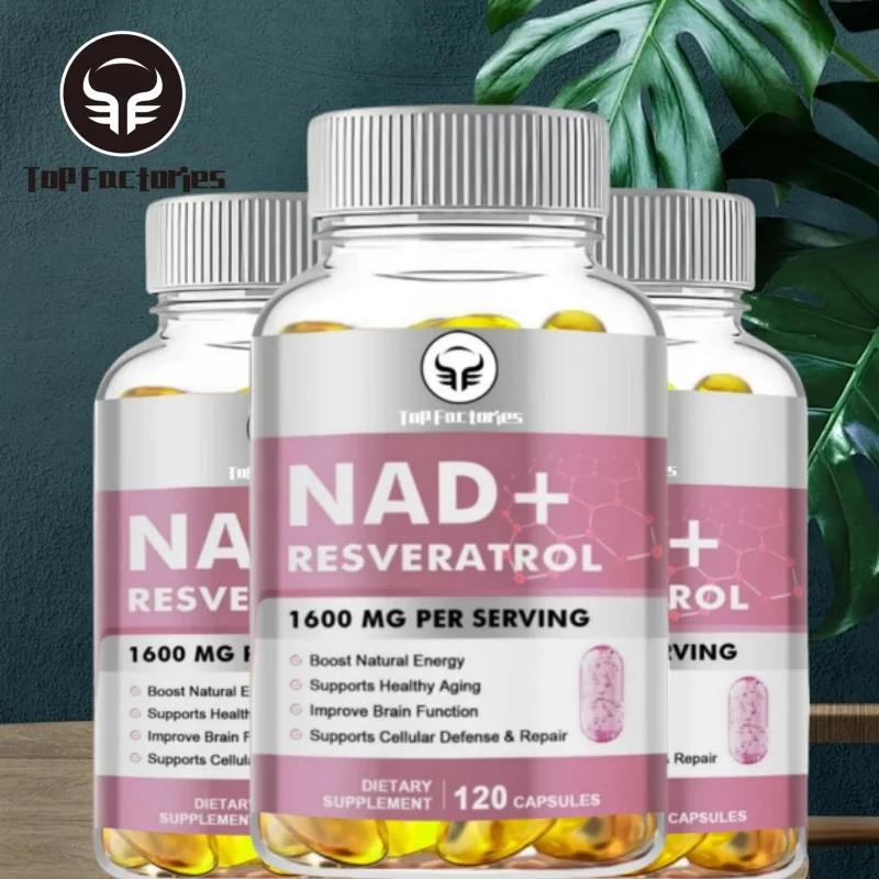 Antiaging Cell Booster NAD+ Booster with Nicotinamide Riboside for Natural Energy & Cellular Regeneration anti aging cell booster