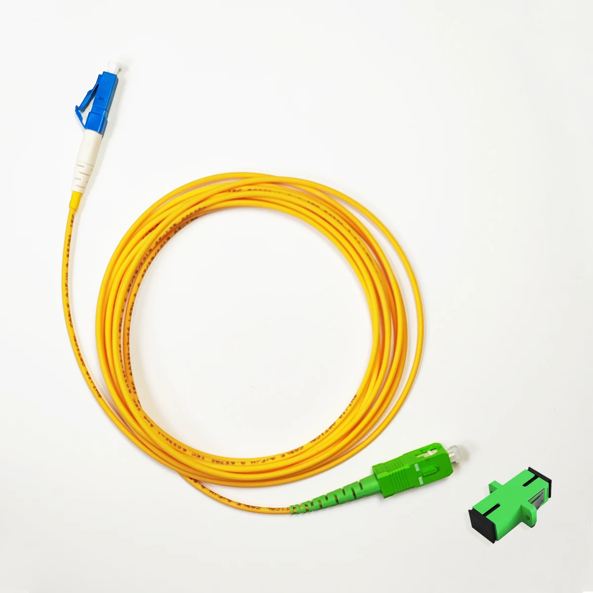 Оптоволоконний патч-корд 2M/3M/5M (2,0 мм) 2M/10M (3,0 мм)SC/APC до LC/UPC Одномодовий SC-LC Оптичний патч-корд Fibra Optic