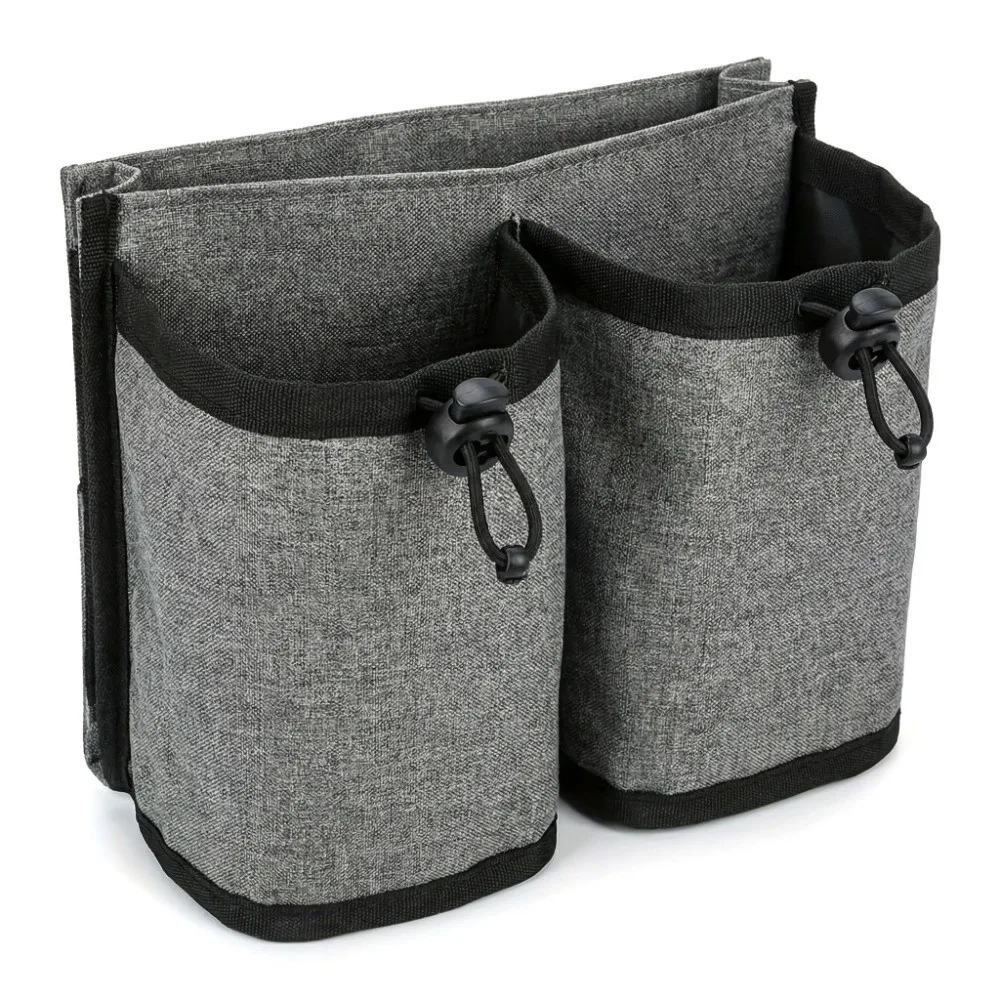 mit Flaschen-Organizer, Gepäckgriff-Tasche, Oxford-Stoff, tragbarer Koffer, 2 Getränkehalter, universeller Getränketräger, Reisezubehör – Detail 11