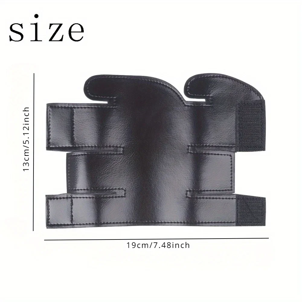 1PC Musical Instrument Trumpet Leather Case Black Anti-corrosive Protective Trumpet Piston Leather Case Padded Pipe Accessories