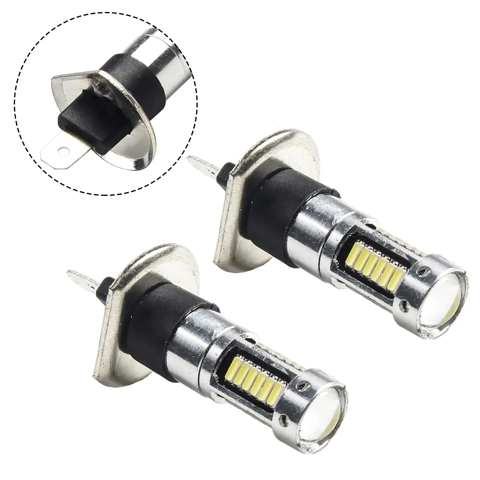 H1 LED 자동차 헤드라이트, 화이트 하이 빔 안개등 전구, 9005/9006 H8, H9, H11, H16, 3200Lm, 12V, 100W, 880 6000K, 2 개