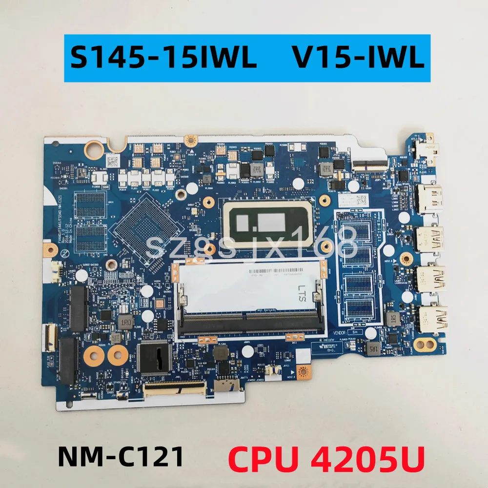 

For Lenovo S145-15IWL V15-IWL Laptop Motherboard NM-C121 Motherboard With Celeron 4205U CPU FRU 5B20S41746 100% Tested