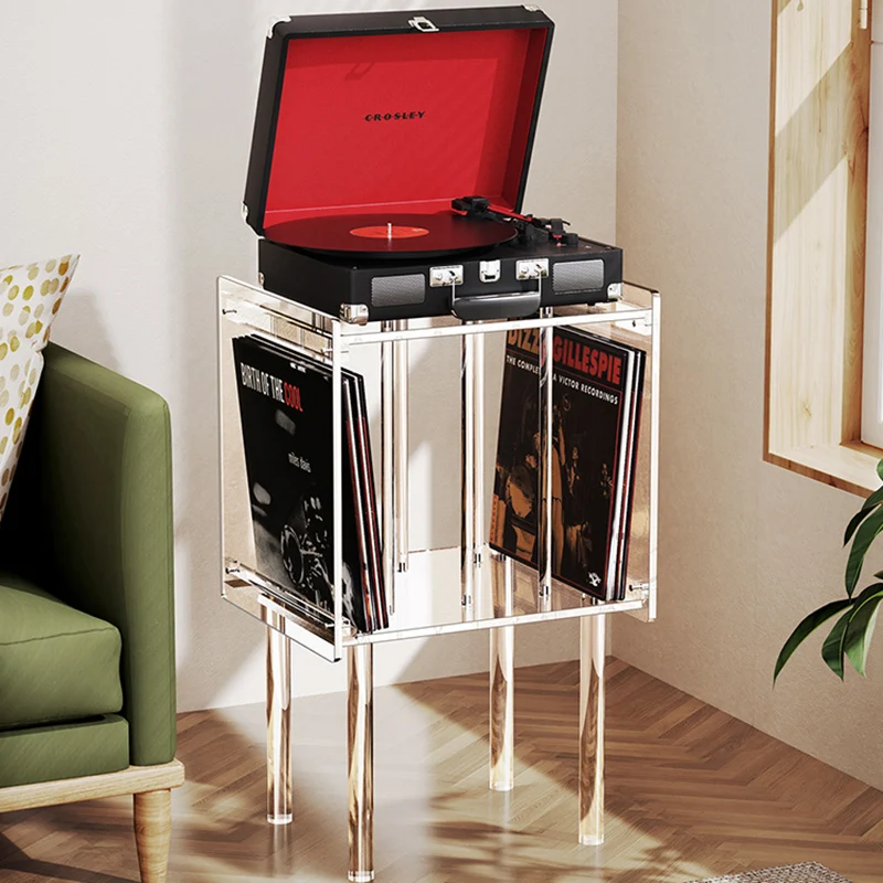 Shelf Cd Organizer Rack Display Storage Capacity Disc Radio Portable Tray Holder Large CD Rack Music Estante Retro Furnitures