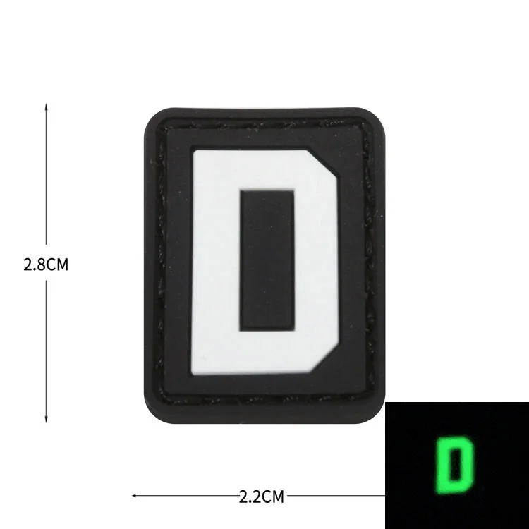 DIY Militär-Buchstaben-Patches, Zahlen A-Z, englisches Alphabet, selbst gestaltbar, personalisierte Stickerei, Klettverschluss-Applikation, Namensabzeichen – Detail 25