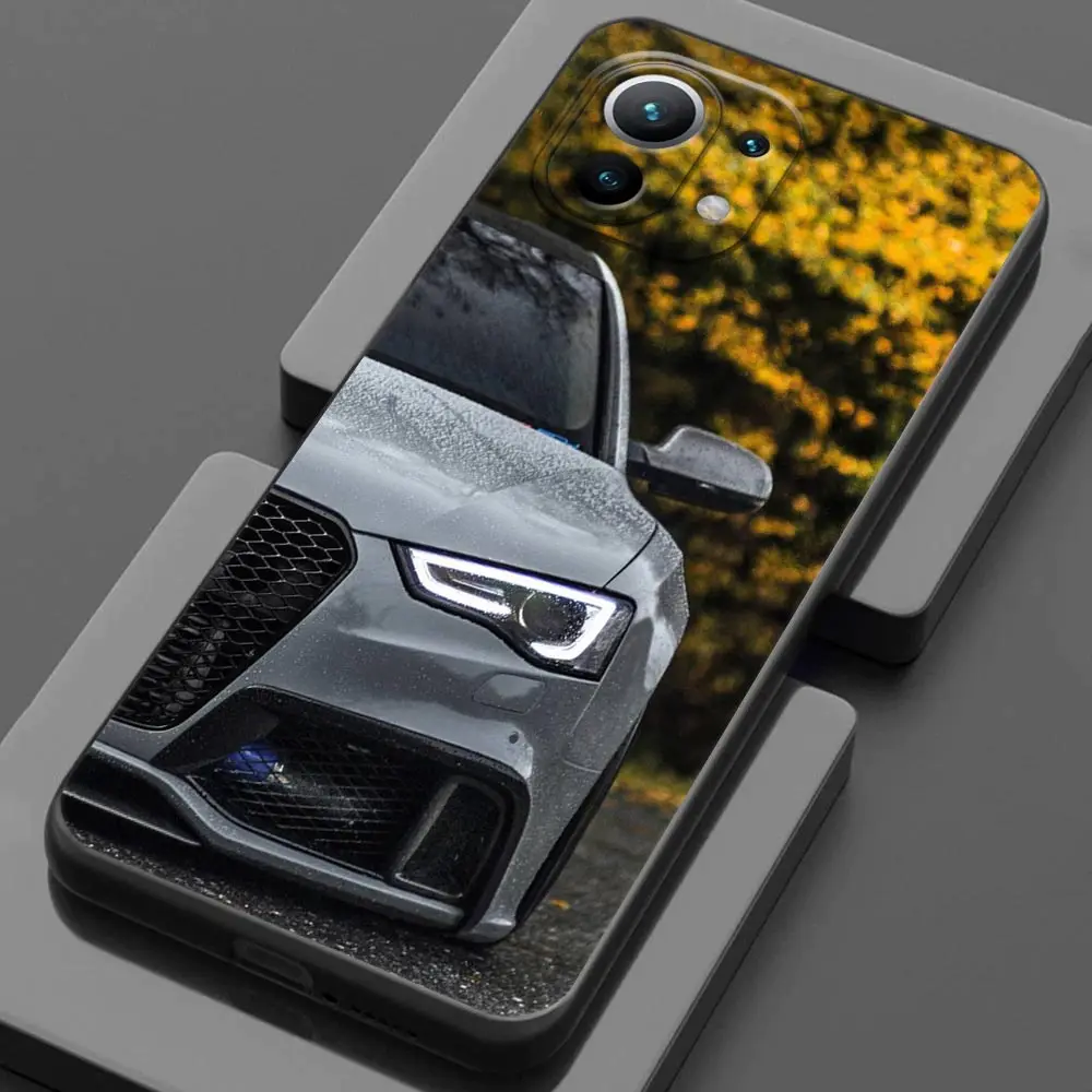 Sleek Men's Sporty Car Design Phone Case - Durable Back Cover