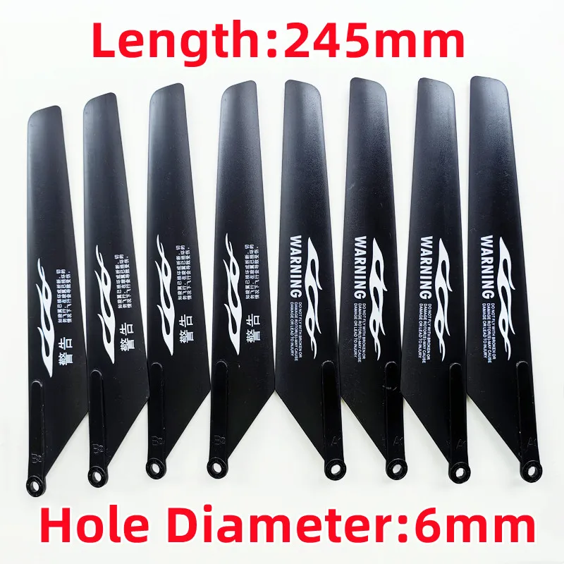 

Автомобили и игрушки с дистанционным управлением, 245 мм, пластиковые Основные Лезвия для моделей Игрушек, радиоуправляемые вертолеты, самолеты, запасные части