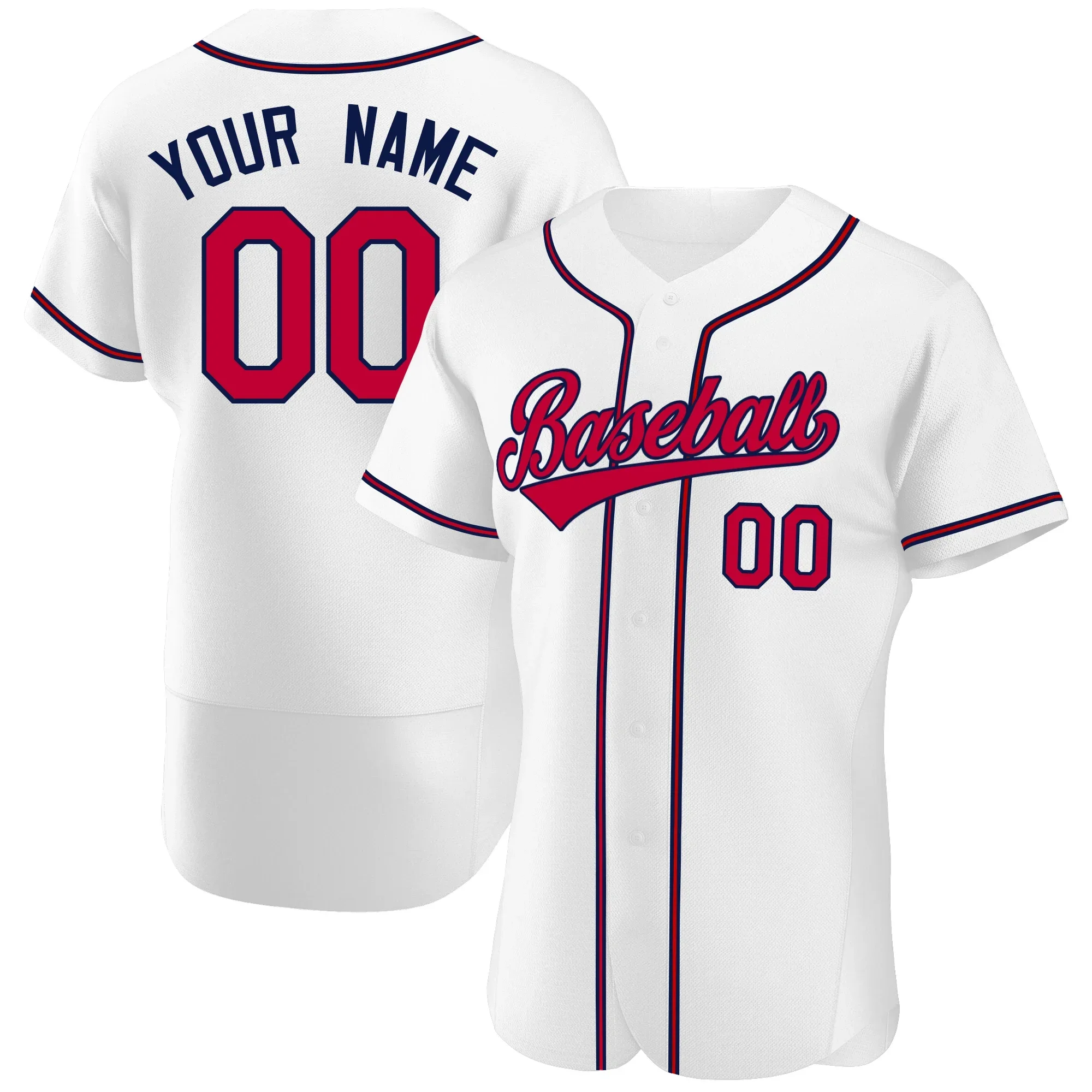 Top Quality Baseball Jersey Athletic Print Name/Number Sleeve Dry-comfort Cool Hip Hop Street Shirts for Adults/Youth
