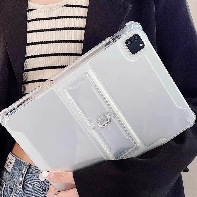 Capa Tpu para Samsung Galaxy Tab s9 Ultra 10.4 s8 Ultra s6 Lite 10.4 Capa Suporte Transparente Slot para Caneta Shell - Imagem 2