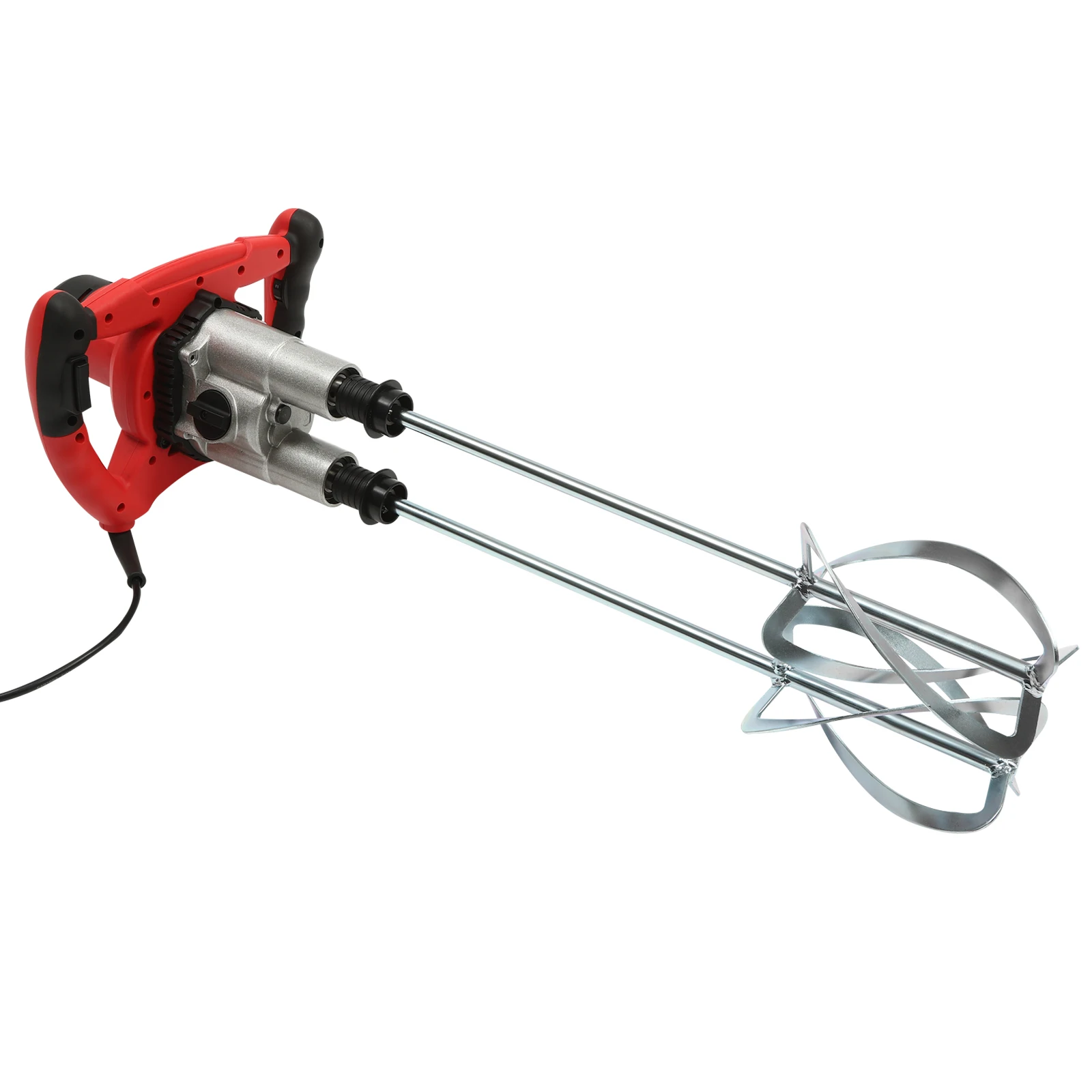 1800 W Farb- und Mörtelmischer, Mixer, Mörtelmischer, 2-Gang-Betonmischer, Handmixer für Betonfarbe Bitumen – Detail 20