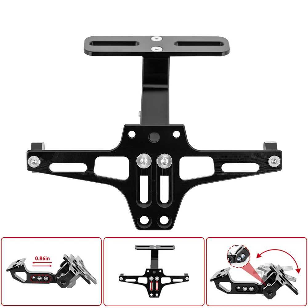 KTM 듀크 125 200 390 690 790 990 1090 1190 1290 오토바이용 범용 번호판 홀더 브래킷 (조절식 리어 테일 정리)