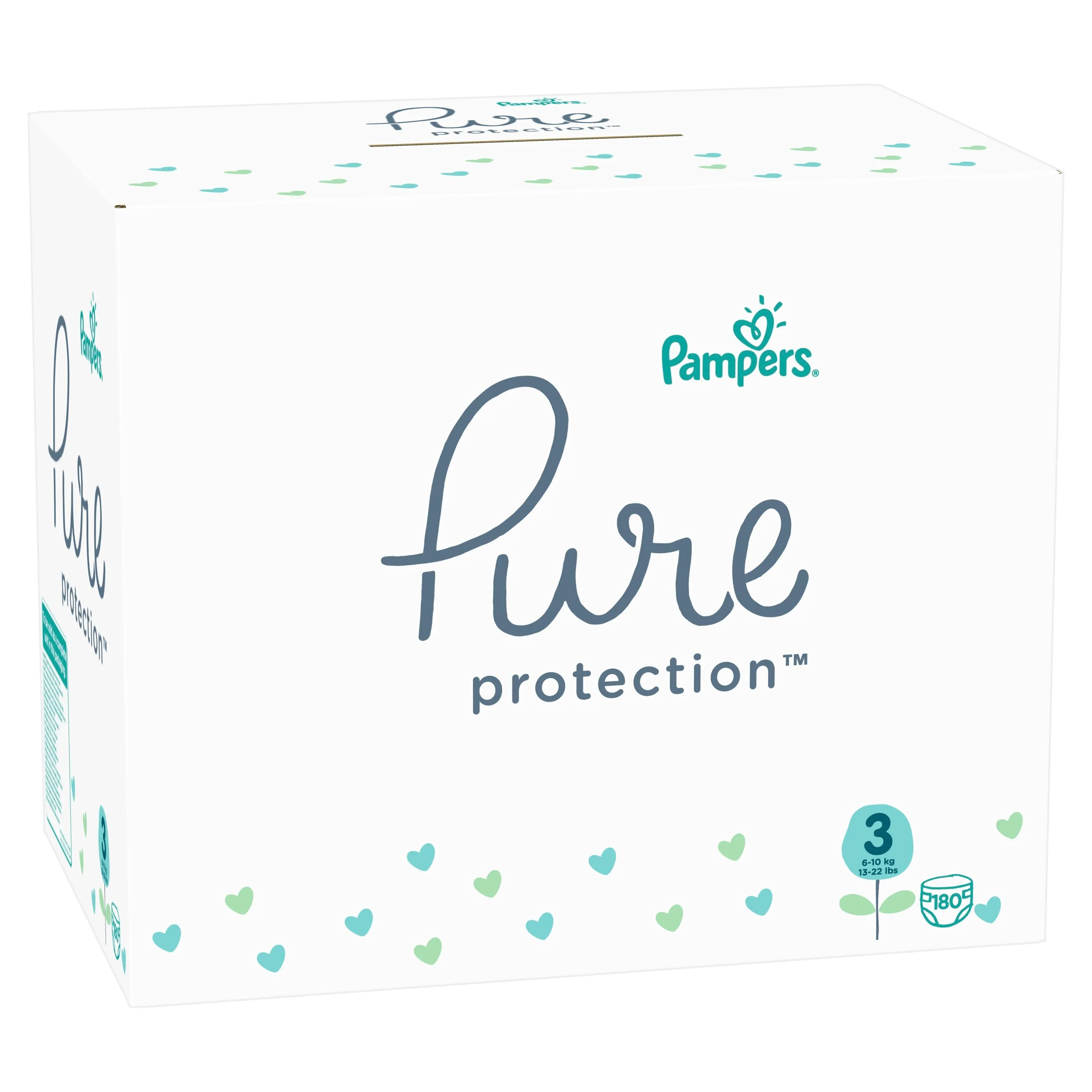 Pampers Pure Protection Размер 3 180 штук 6kg-10kg | Мать и