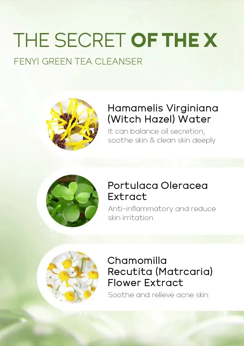 Vitamin C Facial Cleanser Skin Deep Cleansing Moisturizing Blackhead Removal skincare Face Wash Foam Face Cleanser Skin Care 5
