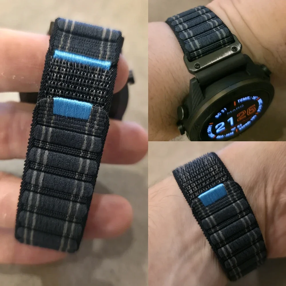 Versatile Nylon Braided Wave Pattern Strap - Quick Fit