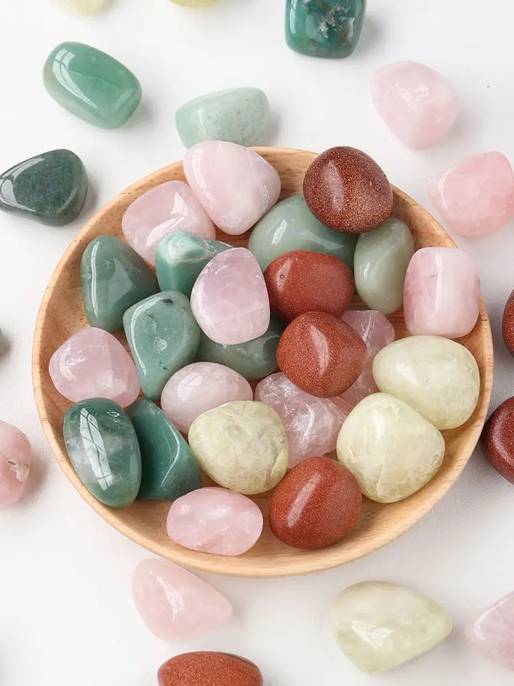 Natürliche Kristall Quarz Amethyst Kies Poliert Healing Fiel Edelstein Rolling Stone Probe Reiki für Aquarium Schmücken – Detail 2
