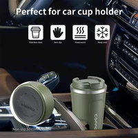 380ML/510ML Travel Coffee Mug Stainless Steel Thermal Mug Leakproof Tea Coffee Cup Car Vacuum Flasks Portable Insulated Bottles 4