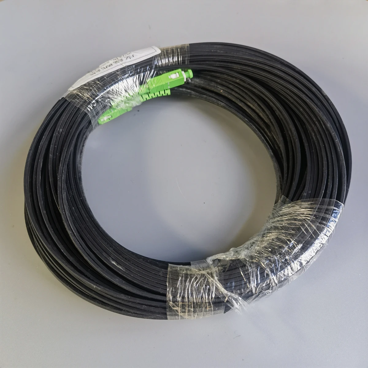 50M Fiber Drop Cable Optical Patch Cord Indoor FTTH SC/APC-SC/APC SM Fiber Optic Drop Cable Extension Cord fiber optic cable