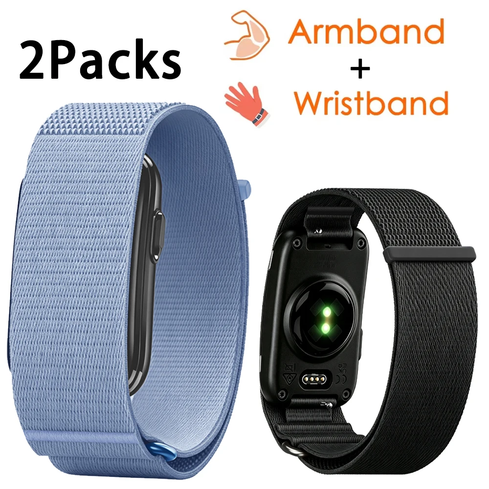 Nylon Braided Sport Watch Strap - Elastic Fitness Tracker Accessory