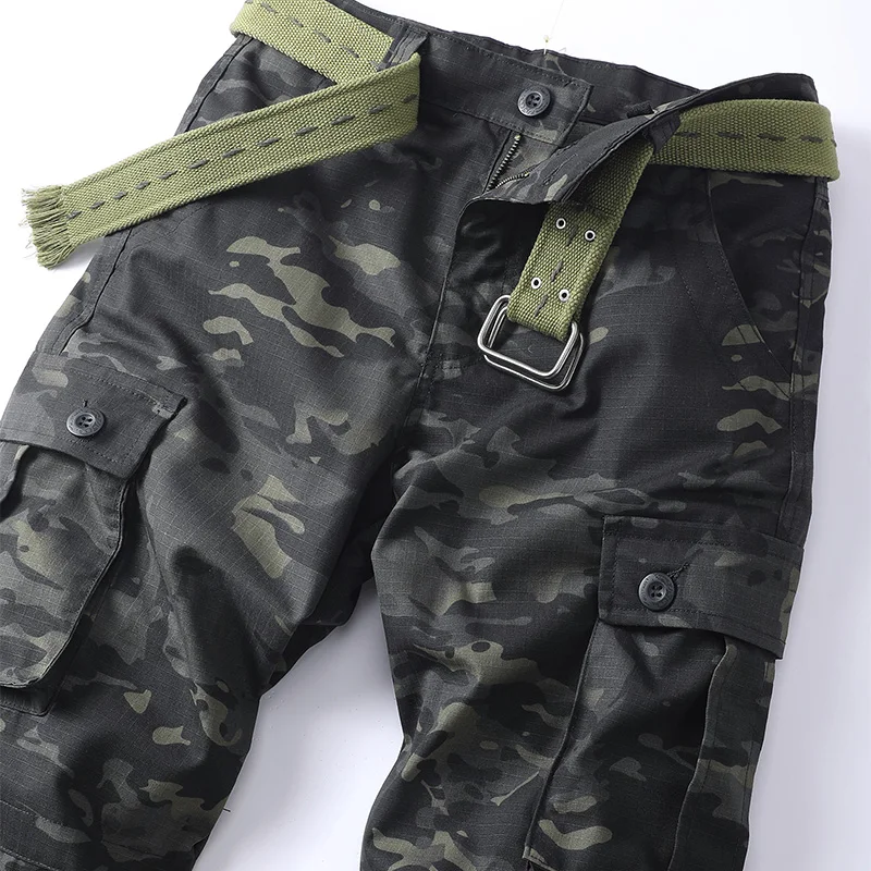 Men Combat Pants With Knee Pads Tactical Cargo Sport Trousers Camouflage Multicam Trekking Hunting Clothes 4