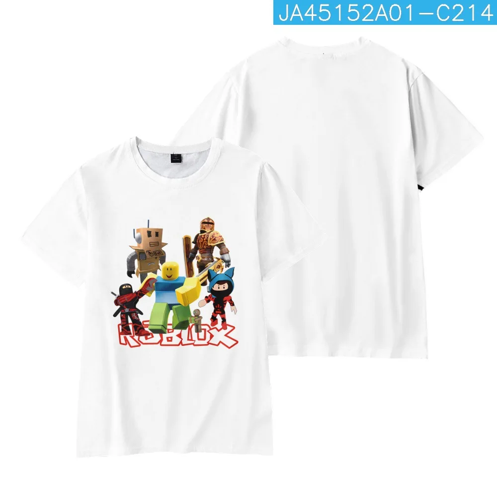 Kids Roblox Printing 3D Casual Summer T-Shirt Boys Girls Short Sleeves  Print Splicing T-shirt O-neck Sport Boys Girls Tops - AliExpress