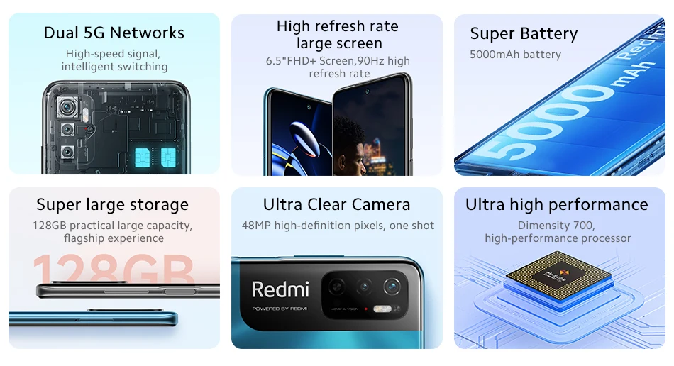 Xiaomi Redmi Note 11SE 11 SE 5G Smartphone Global Rom 4GB/8GB 128GB Dimensity 700 6.5