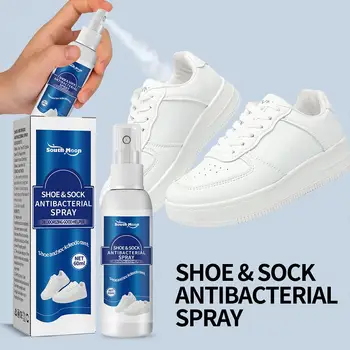 Spray Antibatterico per Odori di Scarpe e Piedi, Deodorante per Calzini, Spray Rinfrescante Antitraspirante per la Cura della Salute 60ml