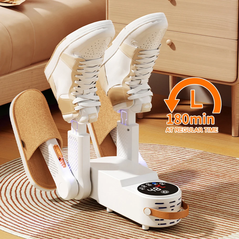 Asciugatore Elettrico Per Scarpe Con Deodorante - Timer E 3 Temperature, Per Stivali E Sneakers - Foto 7