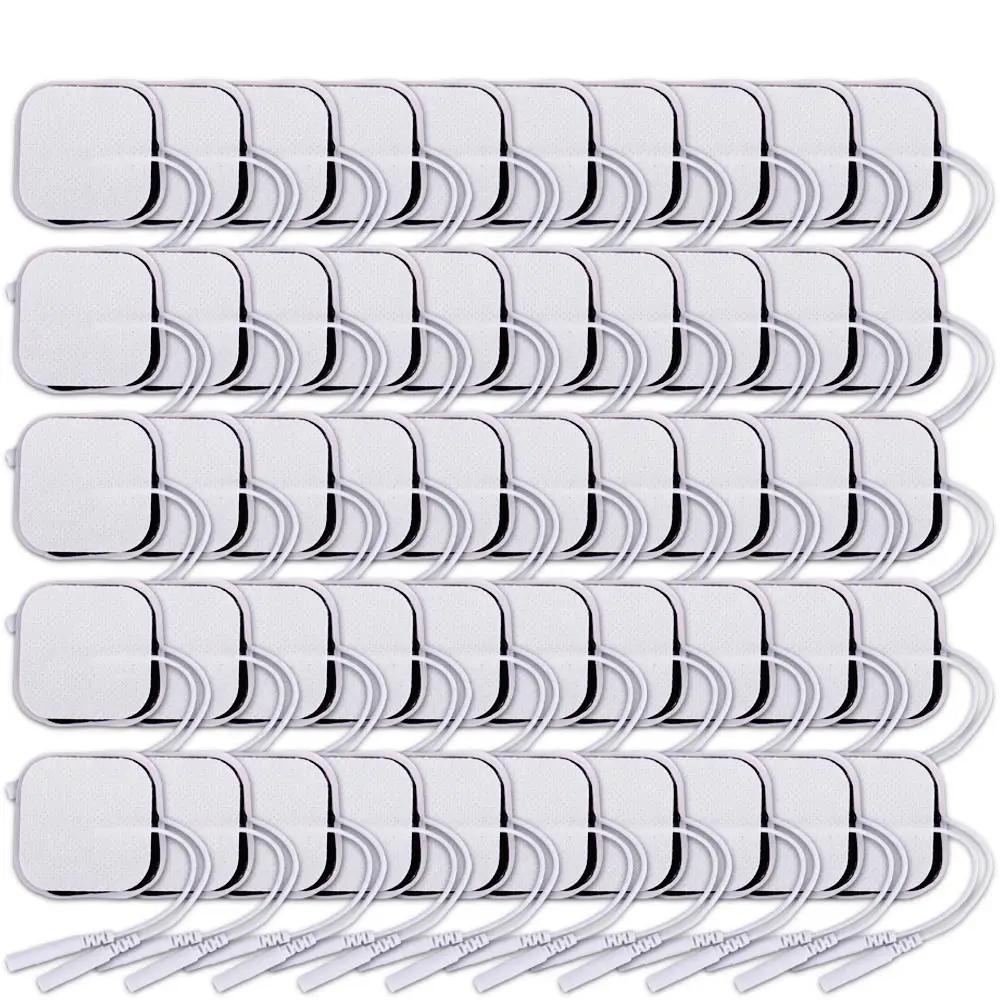 Reusable Self-Adhesive EMS Muscle Stimulator Pads - Non-Woven Fabric Massager Stickers