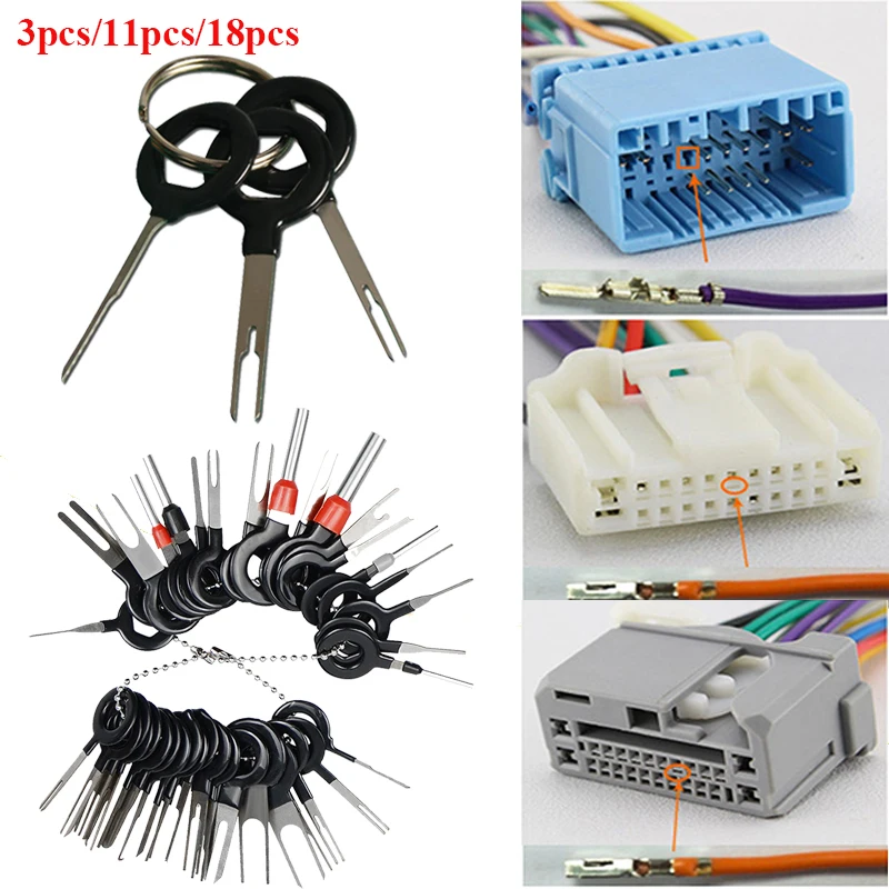 AutomotiveTerminalRemovalToolElectricalWiringCrimpConnector